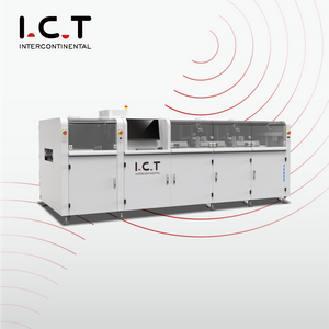 I.C.T-SS550P2 |고급 온라인 3 솔더 포트 선택적 웨이브 납땜 기계 공장 가격