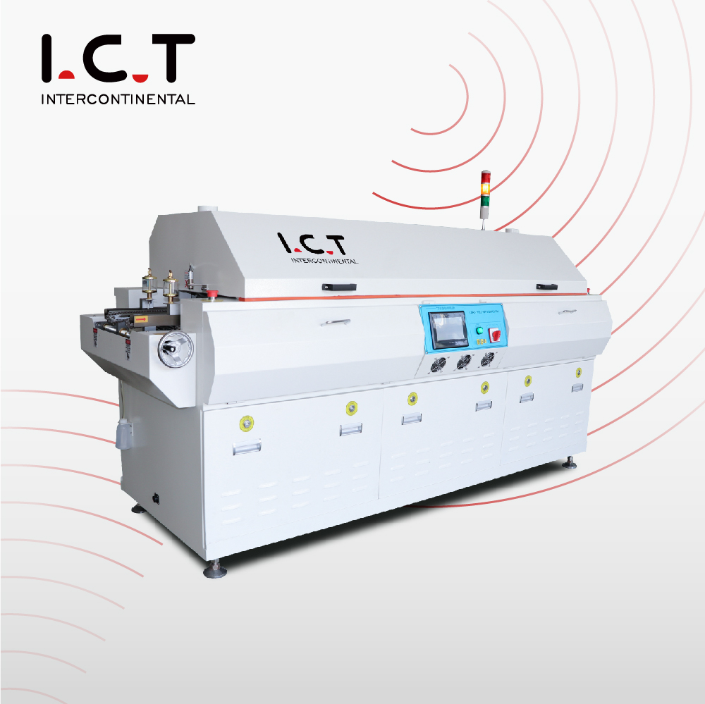 ICT |SMT 전자 썰물 오븐 컨베이어를 위한 납땜 기계 150-200w