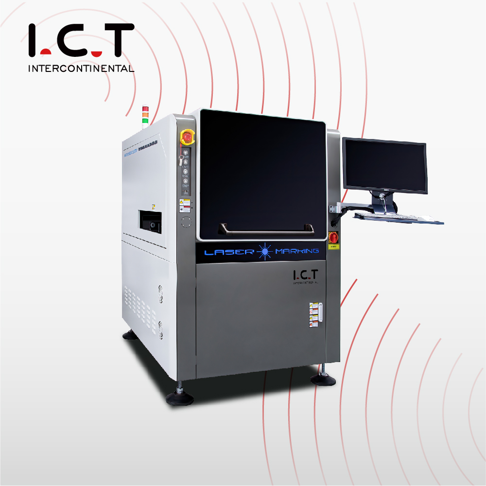 ICT |3d 자동 레이저 가격 및 배치 번호 판지 상자 레이저 인쇄기
