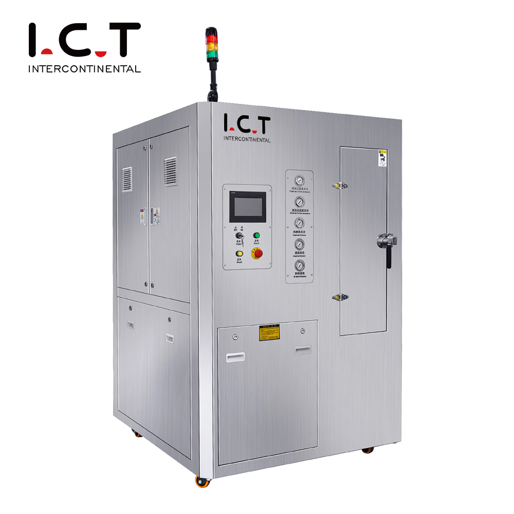 ICT-800 |공압 PCB 스텐실 청소 기계