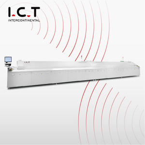 I.C.T -L24 | 전문 PCB SMT 방열판 납땜을위한 리플 로우 오븐