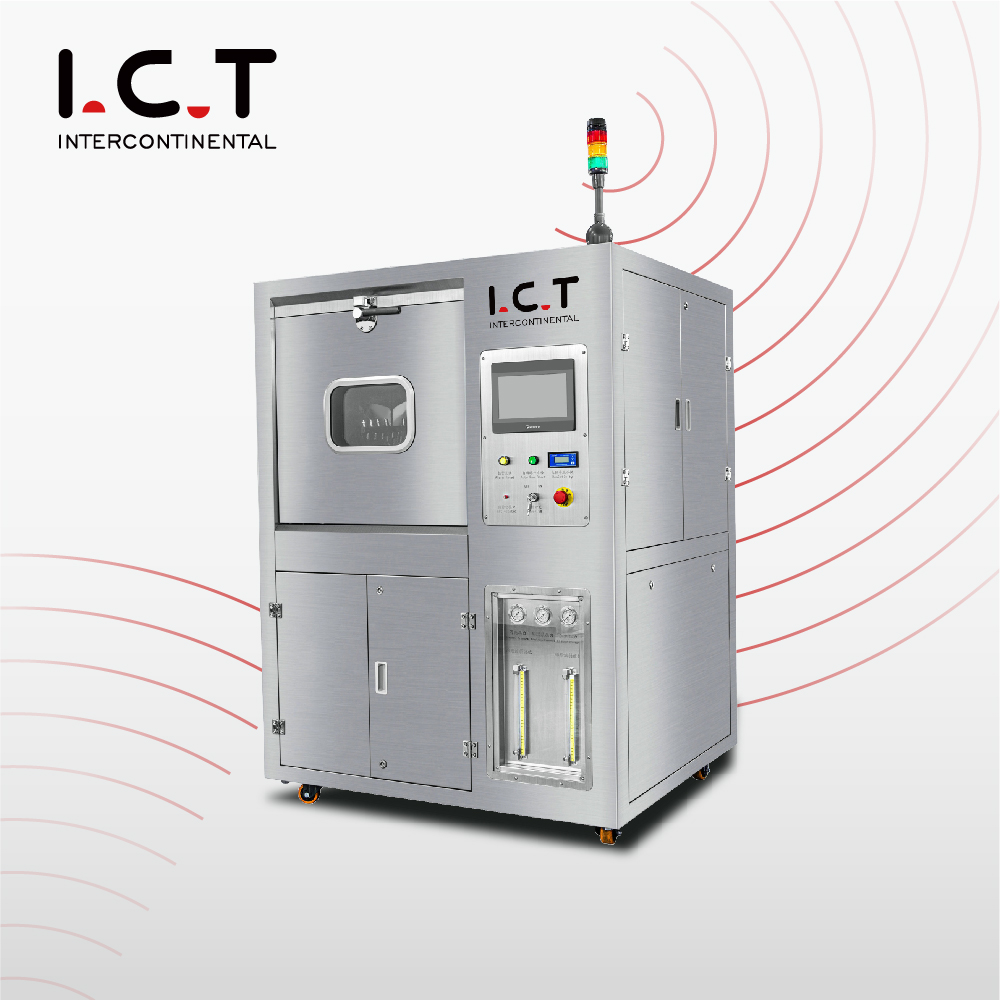 ICT |자동 PCB 청소 컨베이어 브러시 기계