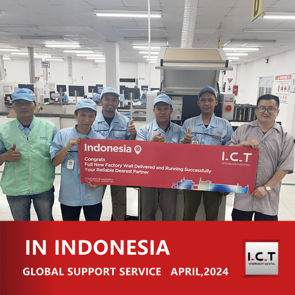 I.C.T 인도네시아 EMS 제조업체를 위한 글로벌 기술 지원