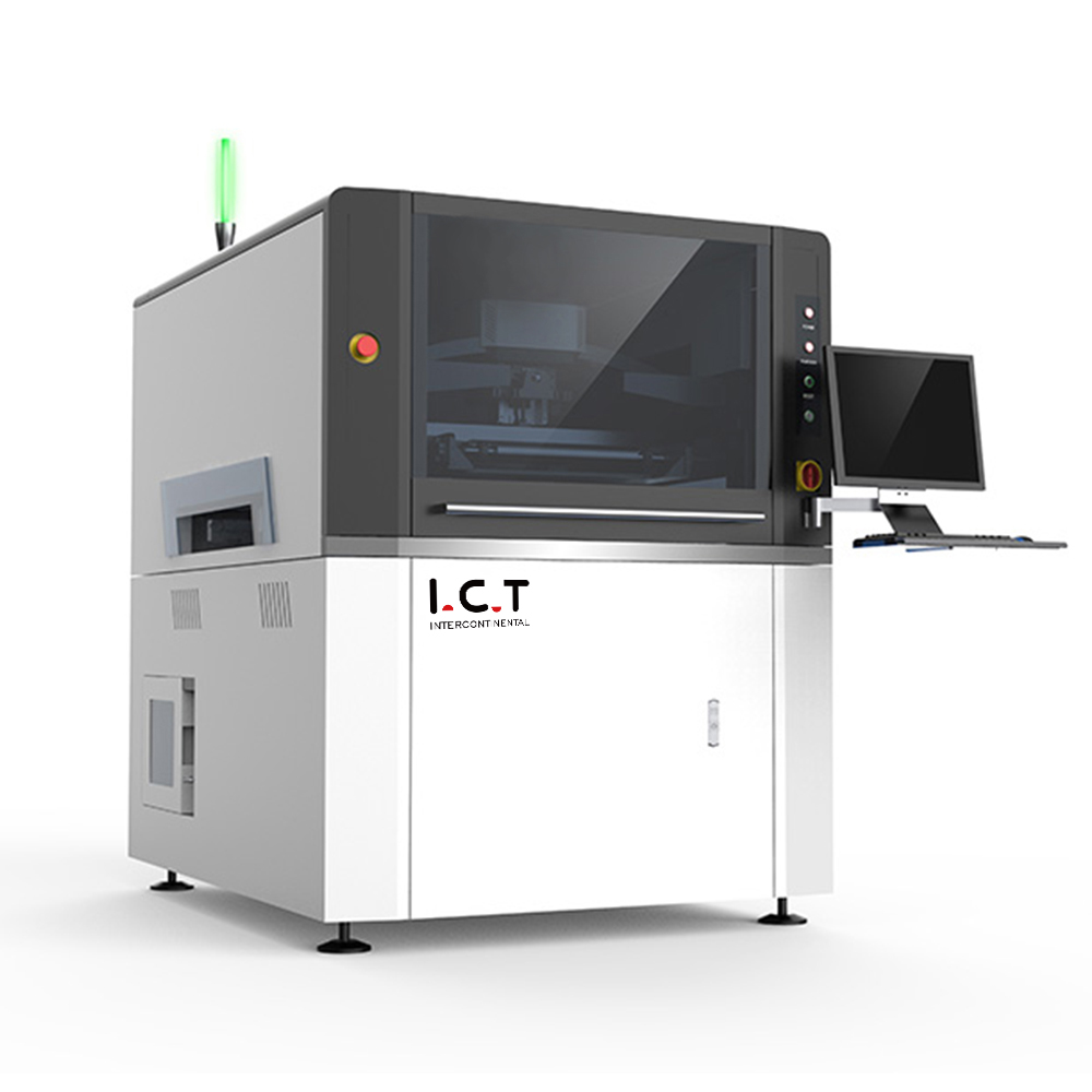 ICT |데스크탑 Smd 스텐실 프린터 SMT 인쇄 PCB 용 썰물 오븐 기계 선택 및 배치