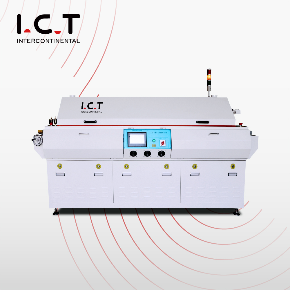ICT |SMT 라인 용 SMD 리플 로우 오븐 LED SMT 기계